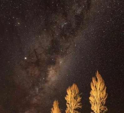 Kitchen Cabins Night Sky