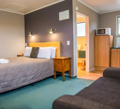 Studio Double Sofa And Kitchen